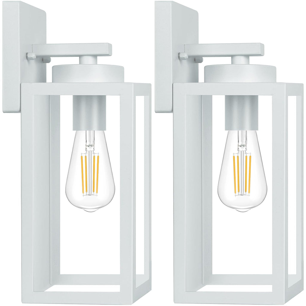 BesLowe Outdoor Wall Light Fixtures, Modern Black Exterior Wall Lanterns