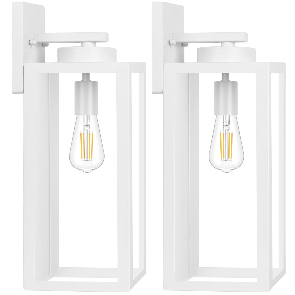 BesLowe Outdoor Wall Light Fixtures, Modern Black Exterior Wall Lanterns