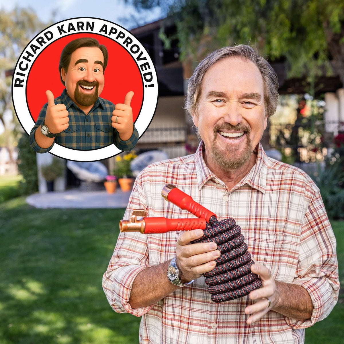 Pocket Hose Ballistic 75 FT Expandable Garden Hose, No-Kink, As Seen on TV