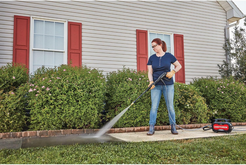 CRAFTSMAN Electric Pressure Washer, Cold Water, Lightweight Corded Power Washer for Cars, Driveways, Patio and Garage, Powerful 1700-PSI, 1.2-GPM, Compact, Easy to Use (CMEPW1700)